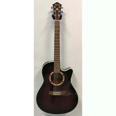 Left Handed Ibanez Electric-Acoustic Guitar (AEF18LE-DVS) • $195