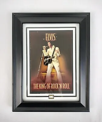 Elvis The King Of Rock N Roll Hair Strand Photo Framed Picture 6  X 8  Glossy • $22.99