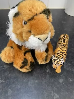 BNWT Keel  Soft Toy Teddy Tiger  And Collectable Tiger  Figure Toy By Schliech • £3.50