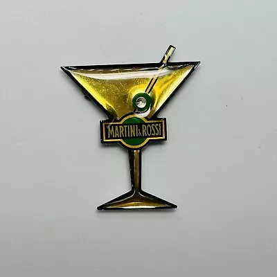 Martini & Rossi Lapel Hat Tie Pin Olive Vermouth *Not Working* Blinking Light • $7.99