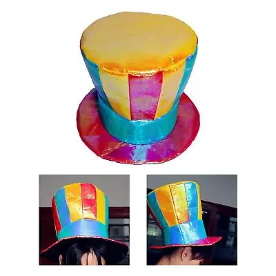 Clown Top Hat Costume Accessories Carnival Headband Magic Show Head • £7.81