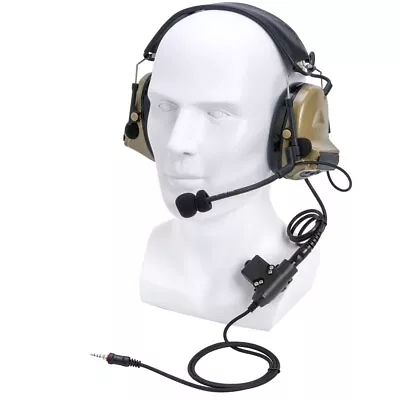 U94 PTT Noise Reduction Shooting Headphone For Yaesu Vertex VX-6R VX-7R FT-270R • $115.49