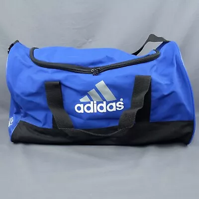 Adidas Gym Duffle Overnight Shoulder Bag Blue • $15.99
