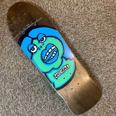 VISION MARK GONZALES FAT FACE 1989 Skateboard Deck Original Vintage • $2980