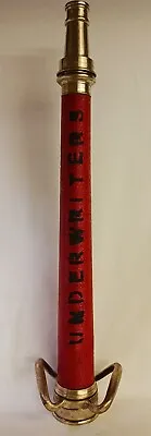 Vintage Fire Fighting Equipment  Boston Woven Hose & Rubber Co.  30 Inch Nozzle • $161.43