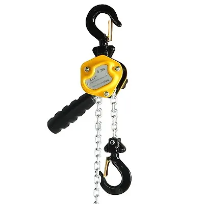 Toriexon 550LBS Manual Lever Chain Hoist Mini Puller 1/4 Ton Capacity Portabl... • $59.12