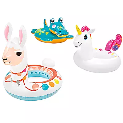 Childs Kids Inflatable Animal Swimming Ring Paddling Pool Float Toy For 3-6 Year • £8.95
