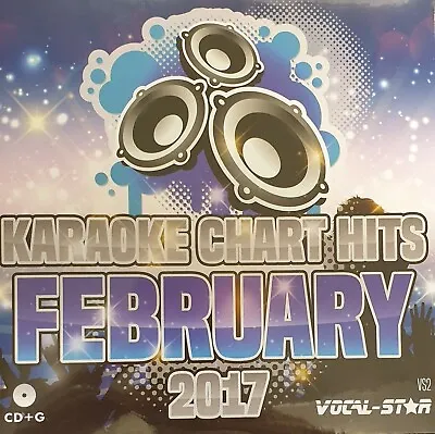 £4.99 • Buy Vocal-Stars Karaoke Chart Hits - February 2017 (18 Top Chart Hits) CDG Disc