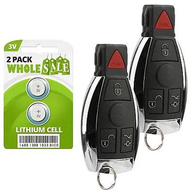 2 Replacement For 2013 2014 2015 2016 Mercedes Benz C300 Key Fob Remote • $29.95