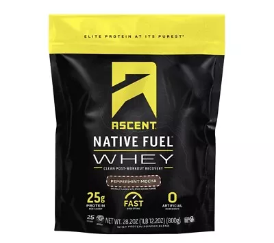 Ascent Native Fuel Whey Protein (Peppermint Mocha) • $35