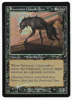 Magic The Gathering: MTG RAVENOUS  CHUPACABRA RETRO  OPEN HOUSE FOIL PROMO • $2.40