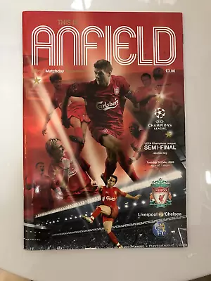 UEFA Champions League Program Semi-final 2nd Leg Liverpool V Chelsea 3 May 2005 • £12.99