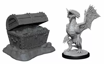 D&D Nolzur's Marvelous Minis: Bronze Dragon Wyrmling & Pile Of Treasure (90152) • $3.99