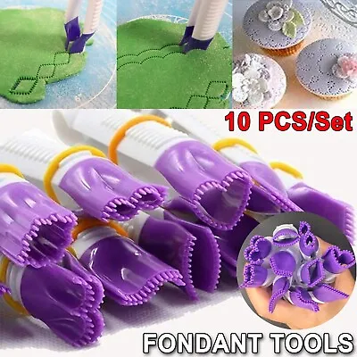 Fondant Tools Cake Decorating Tools Set Pastry Plunger Cutter Tools Flower Mould • $13.99