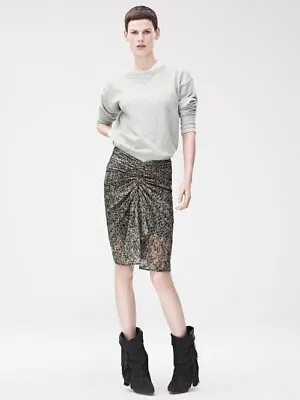 ISABEL MARANT H&M Silk Skirt Size 2 • $49.99