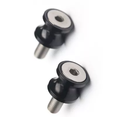 XP Black Racing Swing Arm Spools 8mm For GSX-S750 GSX-S1000 F 18 19 20 21 22 23 • $21.28