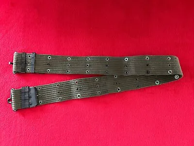 Vietnam US Army M1956 Canvas Pistol Web Belt M • $26