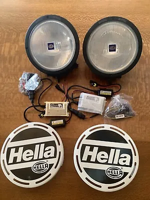 Hella Rally’s 4000 Driving Lights Spot Lights With Hid 55w Globes Fitted. Spread • $575