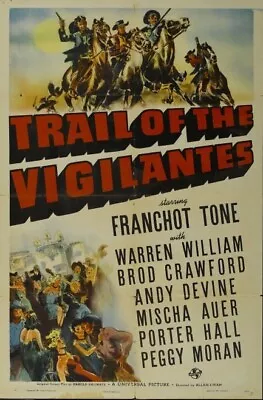 Trail Of The Vigilantes 1940 Rare Western  On Dvd-r  Uncut !!! • $18