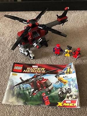 £85 • Buy Lego Marvel Super Heroes Wolverines Chopper Showdown 6866 Complete Instructions