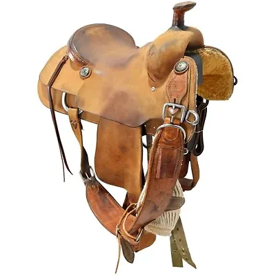 Used 15  Matt Tyler Team Roping Saddle Code: U15TYLERSADTRRO • $2699