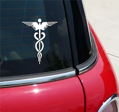 Caduceus Symbol #1 Decal Sticker Medic Paramedic Medical Ems Ambulance Car Truck • $3.50