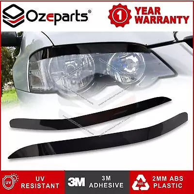 For Ford Falcon BA BF Headlight Eyelids Eyelid Eyebrows Eye Lids Black Pair NEW • $31.46