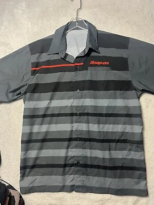 Snap-On Tools Mens XL- XXL Camp Shirt Mechanic Racing Pit Crew  Workwear.  • $34.88