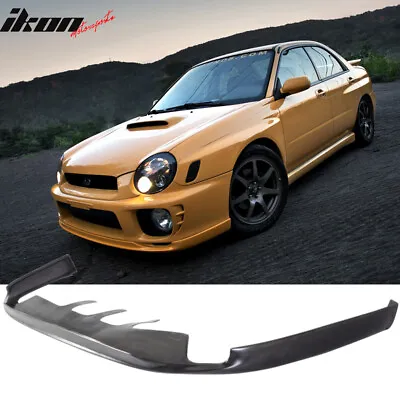 Fits 02-03 Subaru Impreza WRX Sedan P-D Style Front Bumper Lip Spoiler Kit PU • $89.99