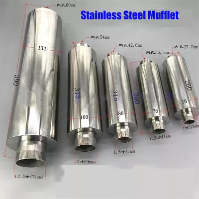 Vacuum Pump Blower High-pressure Fan Silencer Stainless Steel Mufflet • $46.90