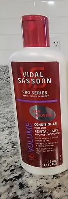 Vidal Sassoon Pro Series Conditioner Volume Boost & Lift 12 Oz • $19.99