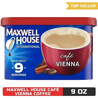 Maxwell House International Café Flavored Instant Coffee Café Vienna 9 Ounce • $6.90