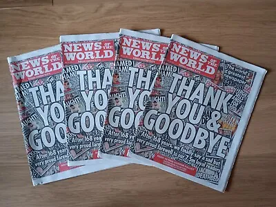 News Of The World Final Edition Number 8674 For 10 July 2011 • £25