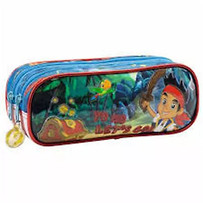 Jake And The Neverland Pirates-Sachet/Pencil Case With 2 Zips-Size: 23x9.5x6.5cm • £12