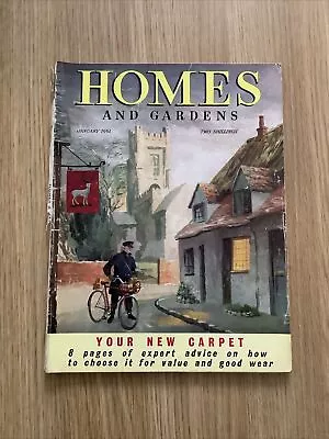 Vintage Homes & Gardens Magazine- January 1961 / Vintage Resource / Retro  • £5