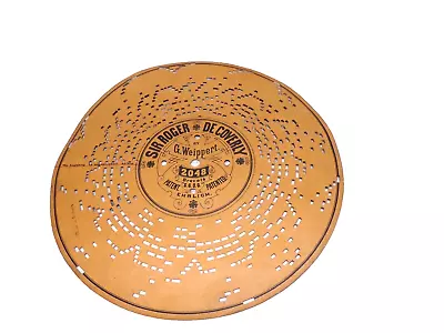 Ariston Organette Music Organette Cardboard Disc #2048   Sir Roger De Coverly   • $45