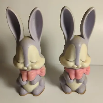 Lot Of 2 Wizard Decorative Air Freshener Bunny Rabbit 1981 Boyle Wax Figurine • $16.14