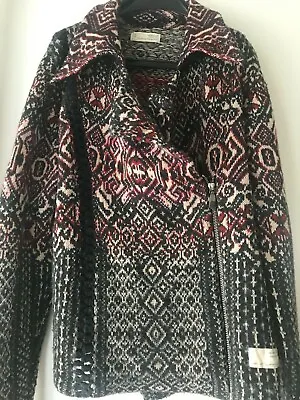 Odd Molly Wool Cardigan Size 2 Size 10 Chunky Fairisle • £46.99