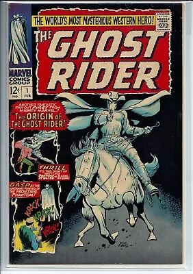 1967 Marvel Comics Ghost Rider #1 Carter Slade With Dick Ayers Art Marvelmania! • $499.99