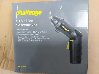 Challenge Cordless Rechargeable Screwdriver - 3.6V • £15.54