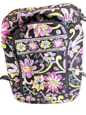 Vera Bradley Purple Punch Backpack Large Laptop Bag • $4.25