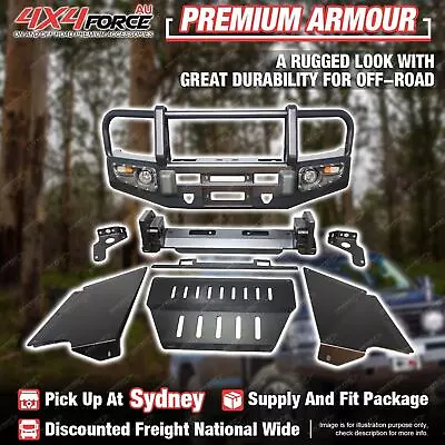 Armor Bumper Bullbar 3 LOOP Guard Plate For Toyota Hilux Vigo 05-11 SYD Stock • $1150