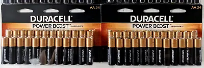 2 X 24-Pack (48 Qty) Duracell CopperTop 1.5 V AA Alkaline Batteries Exp Mar 2035 • $29.79