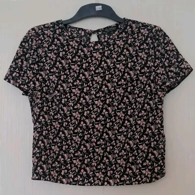 Womens Miss Selfridge Floral Top. Size 14. Very Good Condition  • £3