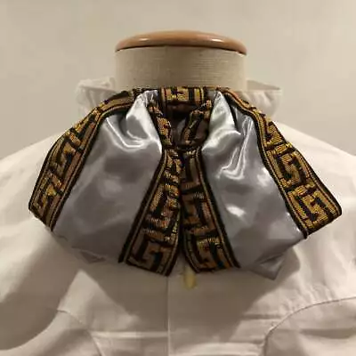 Mexican Charro Moño Doble Silver Gold Plata Grecas Mariachi Quinceañera Bow Tie • $26.38