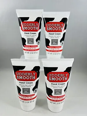 Lot Of 4 Udderly Smooth Hand Cream 2 Oz Tubes Original Formula • $7.95