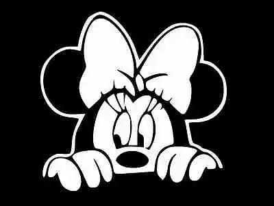 Minnie Mouse Disney Vinyl Decal Car Truck Window Sticker CHOOSE SIZE COLOR • $4.79