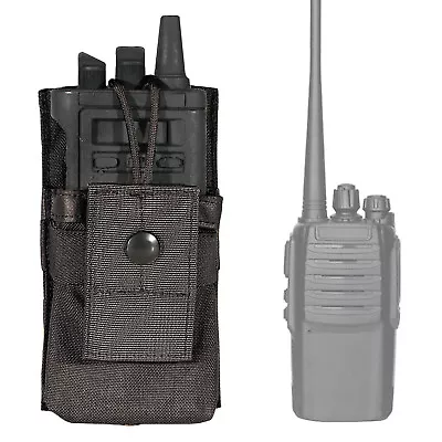 Tactical Molle Radio Storage Bag Military Walkie Talkie Pouch Portable Radio Bag • $7.99