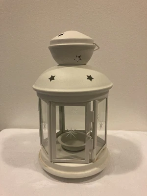 $8 • Buy IKEA Spring Hanging Lantern With  Holder, Metal -Vintage Look - Indoor & Outdoor