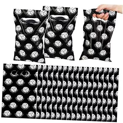 100 Pcs Volleyball Party Favors Gift Bags Volleyball Cellophane Party Black • $19.09